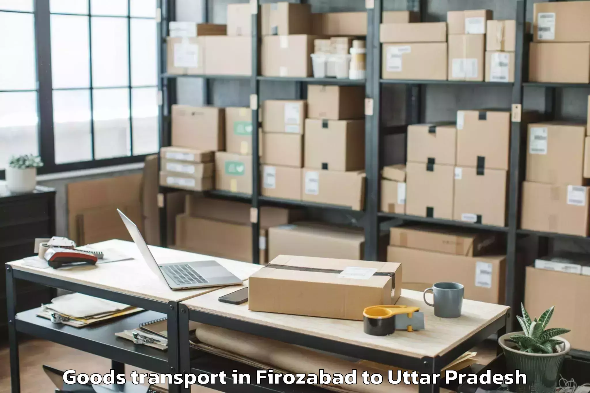 Book Firozabad to Mishrikh Goods Transport